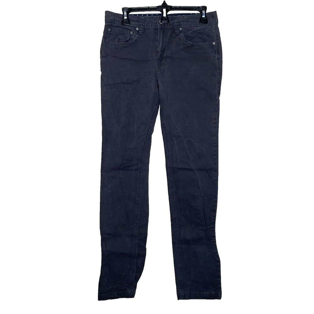 Prana Grey Tuscon Pants Men's 30x32L Slim Organic Cotton Canvas Hiking Outdoors